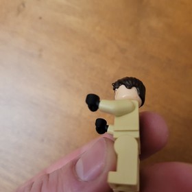 LEGO Ghostbusters Dr. Raymond Stantz Minifigure - gb003 - Set 21108 - WRONG HEAD