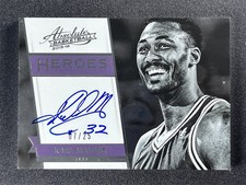 2015-16 Panini Absolute Basketball Karl Malone #HA-KM Heroes Auto Jazz /25