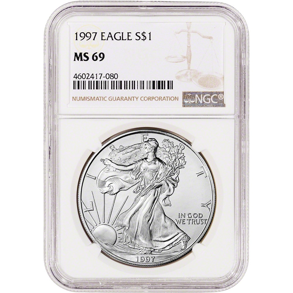 1997 American Silver Eagle Coin - NGC MS69 | eBay