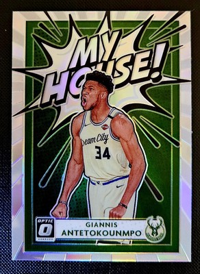 Giannis Antetokounmp  2020-21 Donruss Optic My House Holo Prizm #2 Bucks NBA