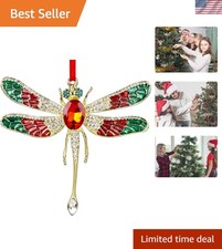 3.25  Dragonfly Ornaments - Sparkling Metal Decorations for Magical Trees