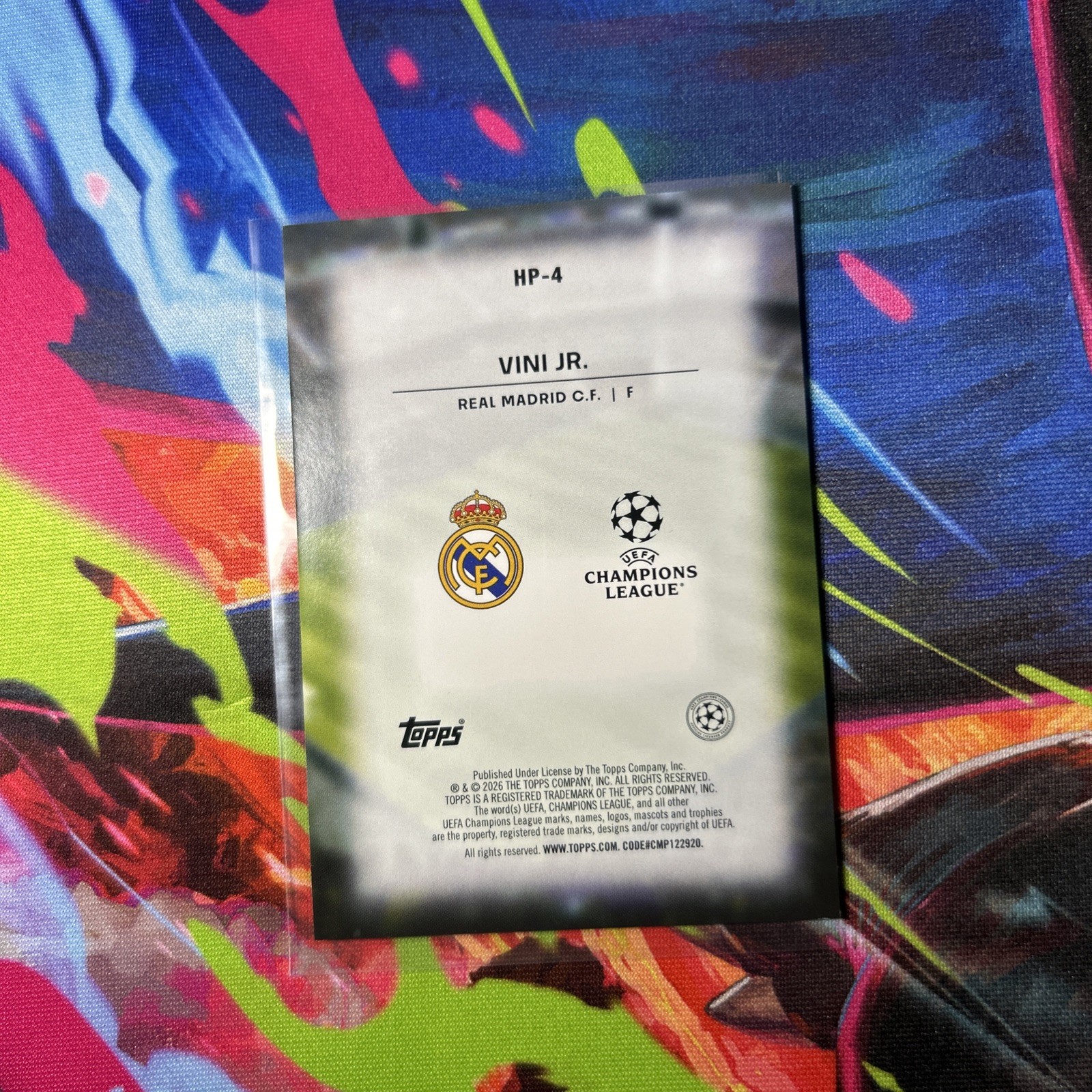 Vini JR BRAZIL Topps UCC Flagship 25-26 Home Advantage Case Hit Real Madrid view 8