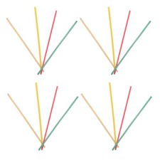 80 Pcs Handwoven Bamboo Strips Craft Supplies Weaving Essentials