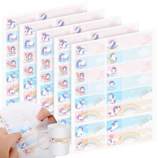320 Pcs Baby Bottle Labels for Daycare, Name Large, Light Blue