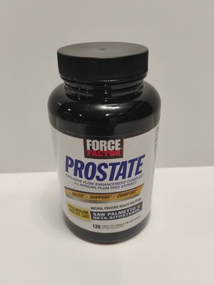Force Factor Prostate Saw Palmetto African Plum Tree Extract, 120 CT Exp 11/27