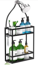 Shower Caddy, 10.4" x 4.5" x 22.04" Hanging Shower Caddy Organizer Over Showe...