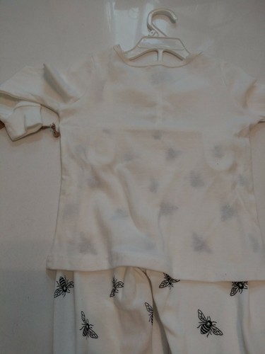 Rae Dunn Girls Size 6X Be Kind White Pajama Set With Leggings Honey Bees - Picture 9 of 11