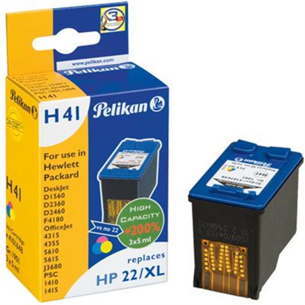 Патрон Pelikan H41 - Druckerpatrone ersetzt HP 22 - 1 x Far 4101648 4390₽