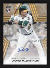 David MacKinnon 2023 Topps /50 Baseball Stars Autographs Auto #BSA-DMA