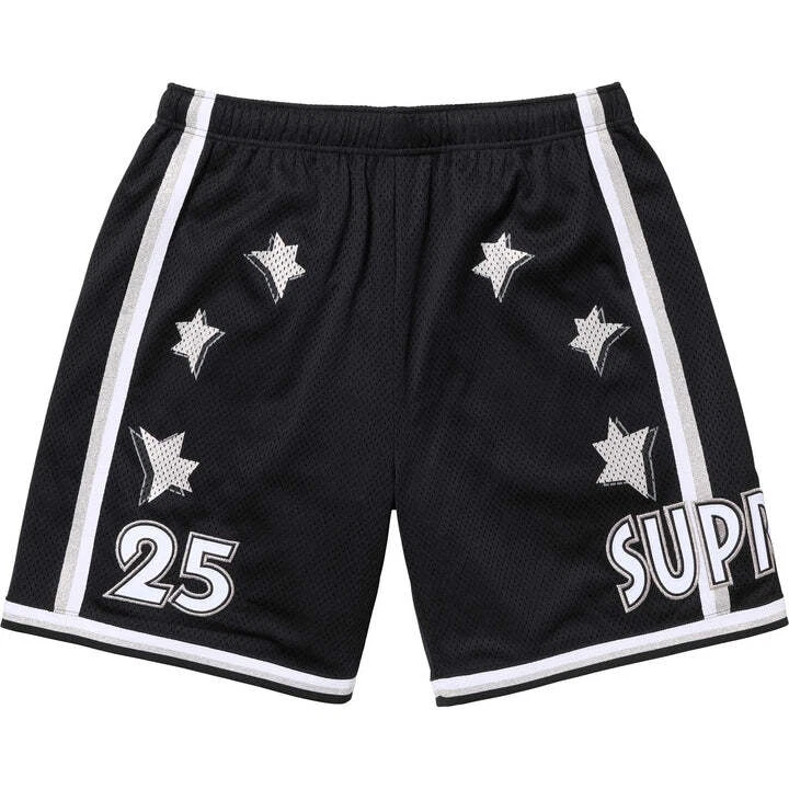 Short de basketball noir Supreme All Star