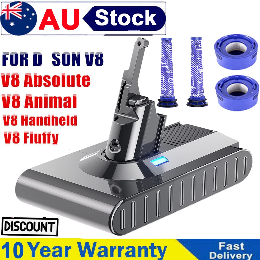 Replacement for DYSON V8 Battery Cordless Vacuum Cleaner V8 SV10 Absolute Animal