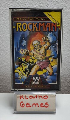 Commodore - Rockman für Spectrum Version mit OVP / Tape Box   C6812