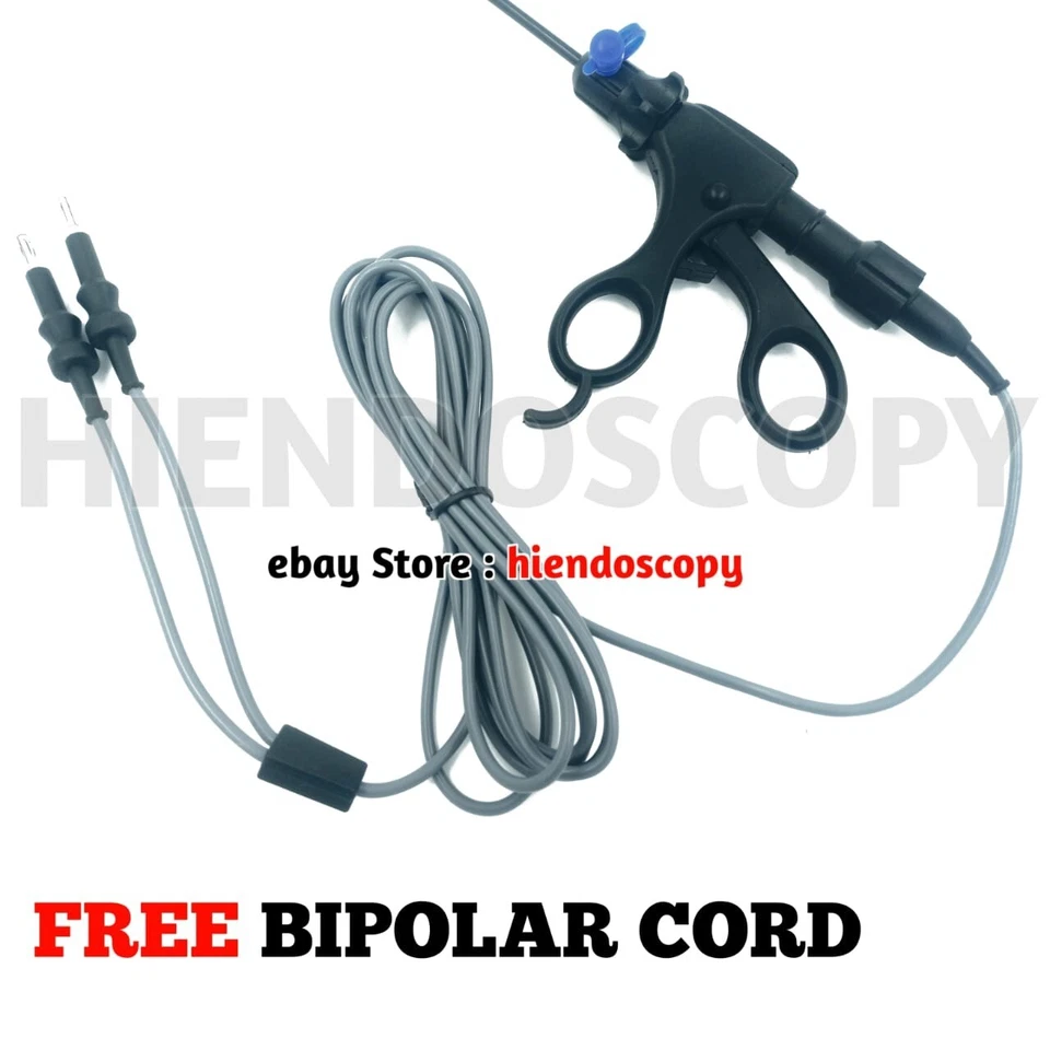 Pinzas laparoscópicas quirúrgicas bipolares Maryland pinzas laparoscopia 5 mm x 330 mm Foto 3 de 4