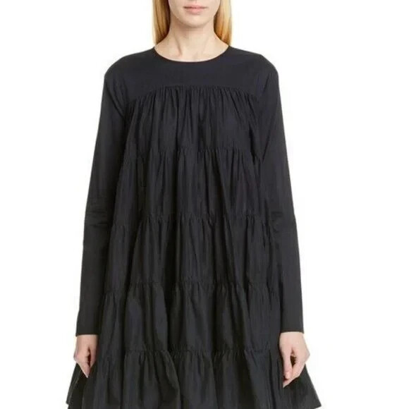 Merlette Tomorrowland Byward Solid Mini Dress Ruffled Merlette Tomorrowland Byward Solid Mini Dress Ruffled