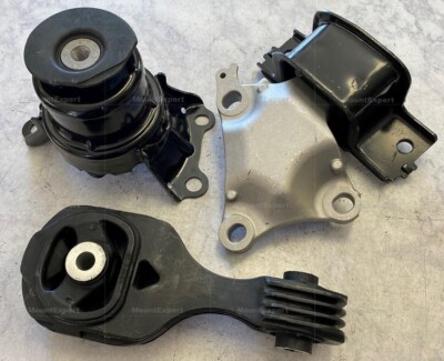 3pc Engine Mount Set 2013-2015 Civic 1.8L Automatic 3-Piece Motor Mount Set For 2013-2015 Honda Civic Automatic Sedan With 1.8L Engine Automatic Transmission Mounts