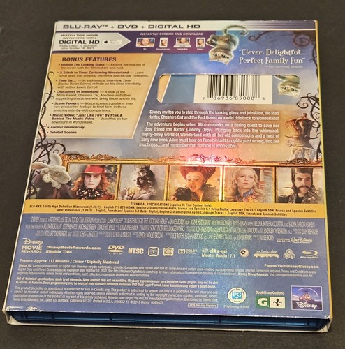 Alice Through the Looking Glass (Blu-ray, 2016) - Bild 2 von 6