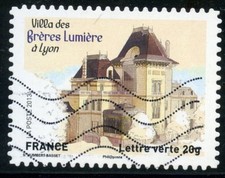 TIMBRE FRANCE AUTOADHESIF OBLITERE N° 865 // VILLA DES FRERES LUMIERE A LYON