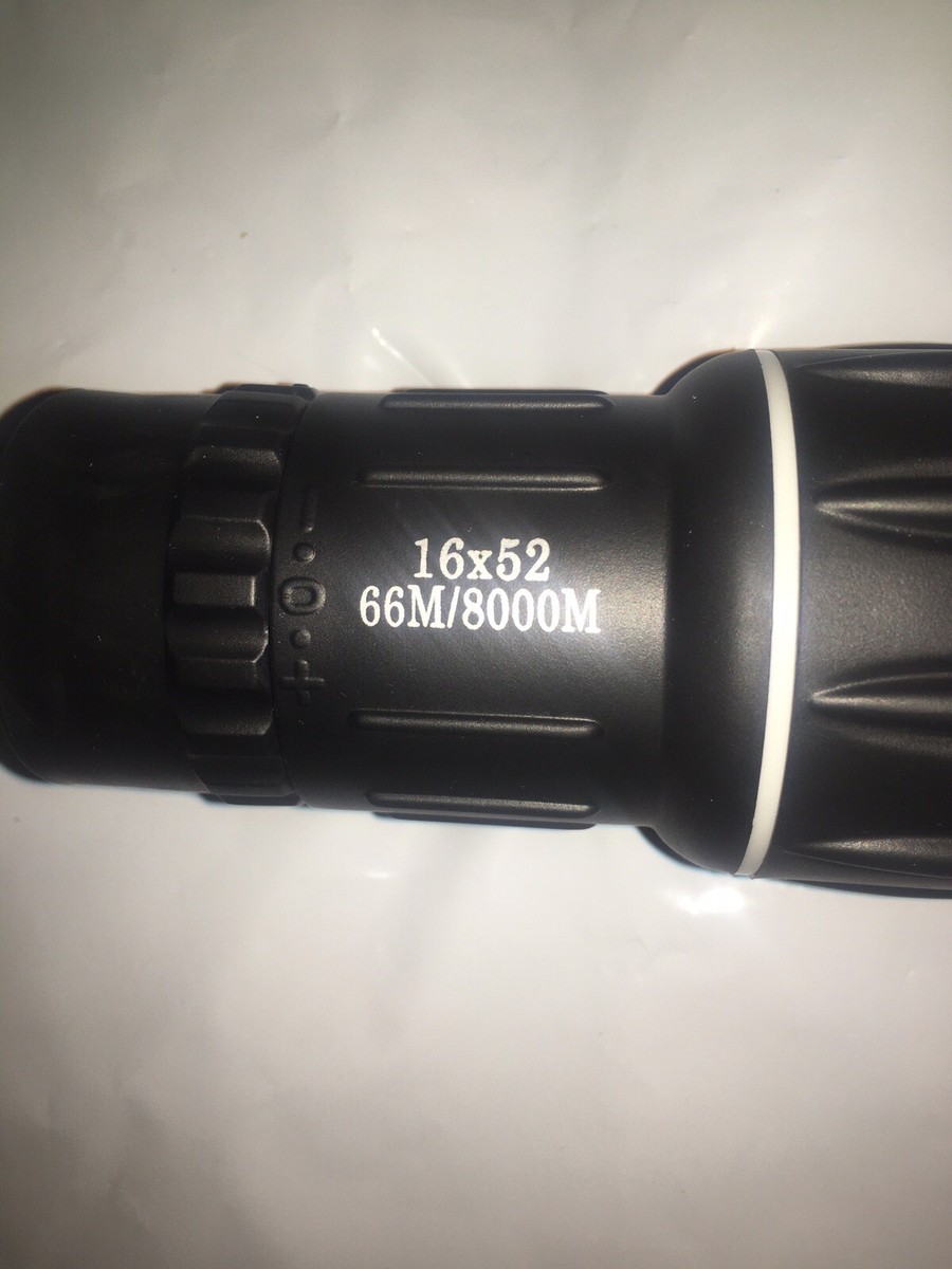 Monoculaire PowerView 16x52 Noir - Grossissement 16x, Marque Bushnell