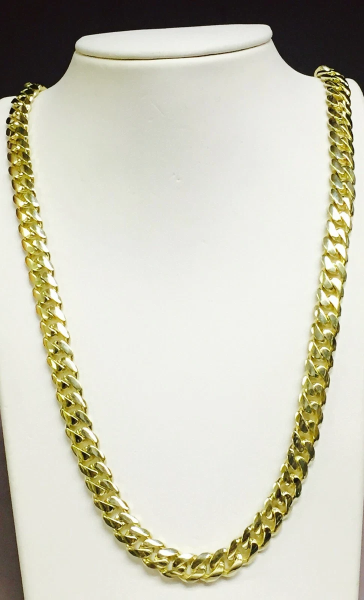 Solid Gold Miami Cuban Curb 26&#034; 9 150 grams chain/Necklace MC250 | eBay