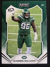 2021 Playoff Base 1st Down #22 Quinnen Williams /100 - New York Jets