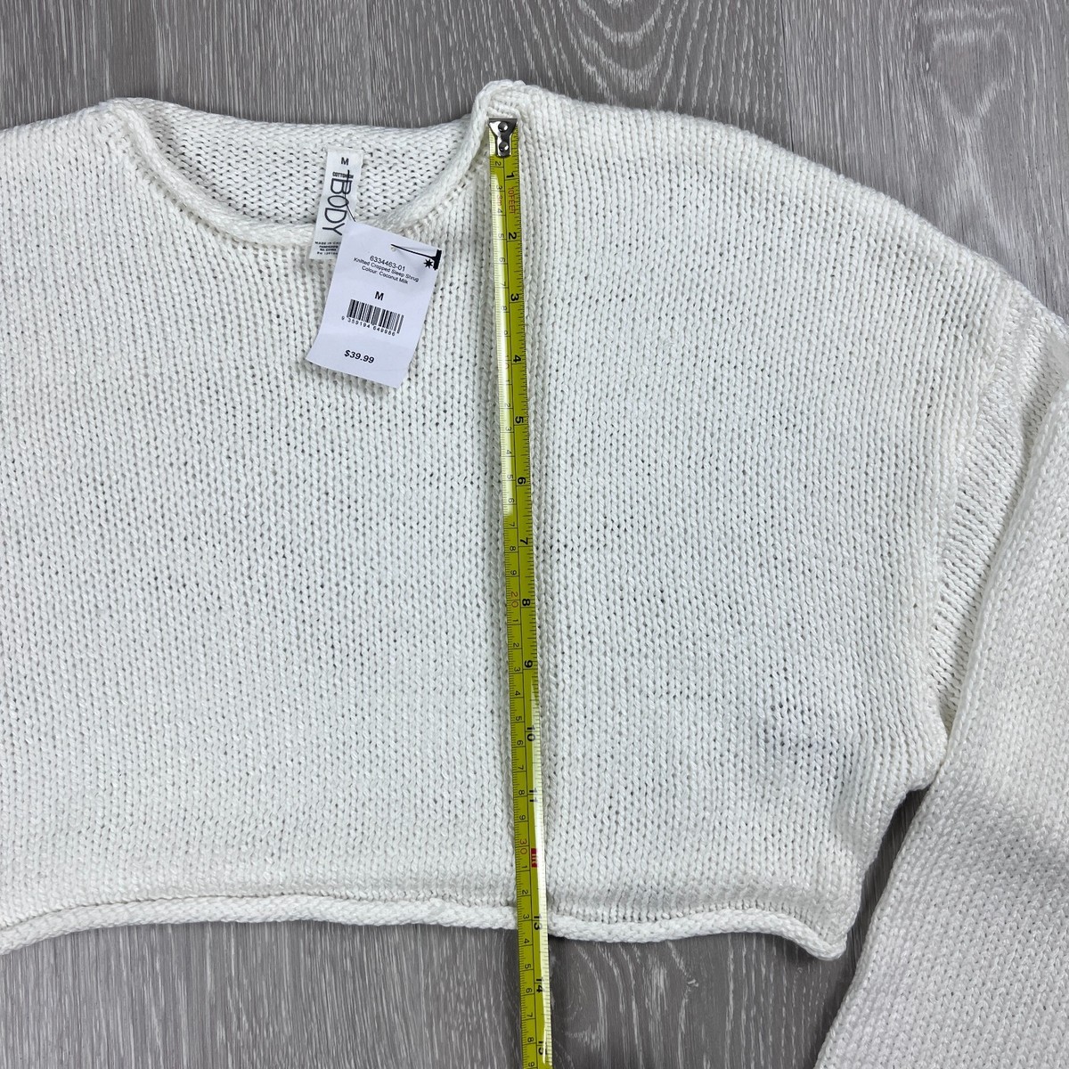 ニット+セーター BASIC CROPPED COLOR KNIT White F610C13018_1126.jpg?v=
