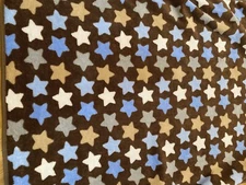 Circo Brown Star Fleece Blanket White Blue Baby Target Unisex