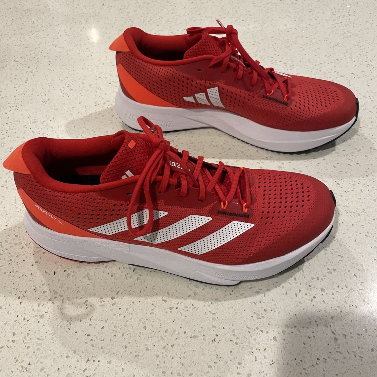 スパイク・シューズ adidas ADIZERO LIGHTSTRIKE PRO Adidas Adizero Light Strike Pro Running Shoes Men's Red