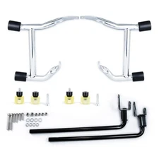 Saddlebags Guards Crash Rails Bars For Harley Touring Road Street Glides 14-25