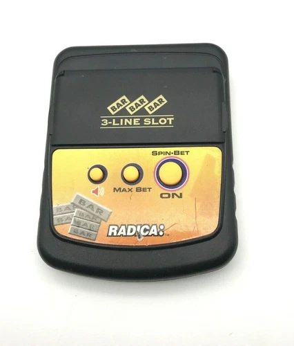 Radica 3 Line Slot Machine Electronic Casino Game Model 2871 Cleaned and Tested
