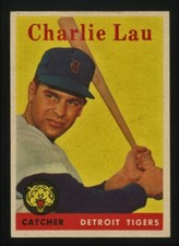 1958 TOPPS Charlie Lau #448 NM MT