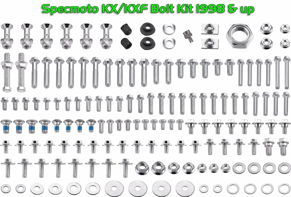 KAWASAKI Bolt Kit KX KXF 60 85 100 125 250 250F 450 500 KXF250 KXF450 Hardware - Image 3 of 4