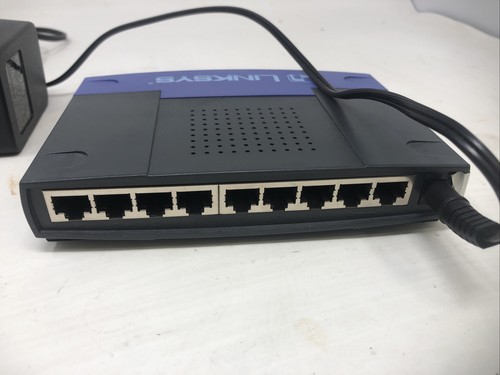 LINKSYS ETHERFAST 10/100 8-PORT WORKGROUP SWITCH EZXS88W - PREOWNED - Picture 2 of 3