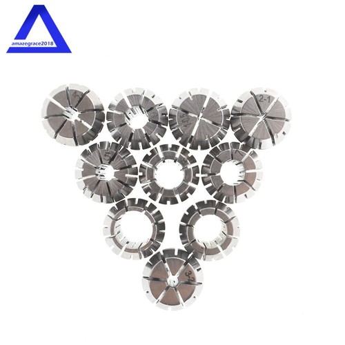 10-teiliges 1-10 mm ER16 Federspannzangen-Set für CNC-Fräse Drehmaschine Gravierwerkzeug - Bild 5 von 7