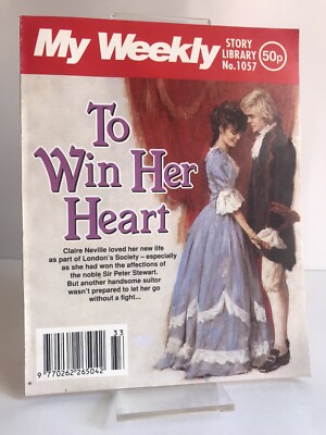 ''My Weekly Story Library No. 1057: To Win Her Heart'' by W.E.D. Ross - paperback