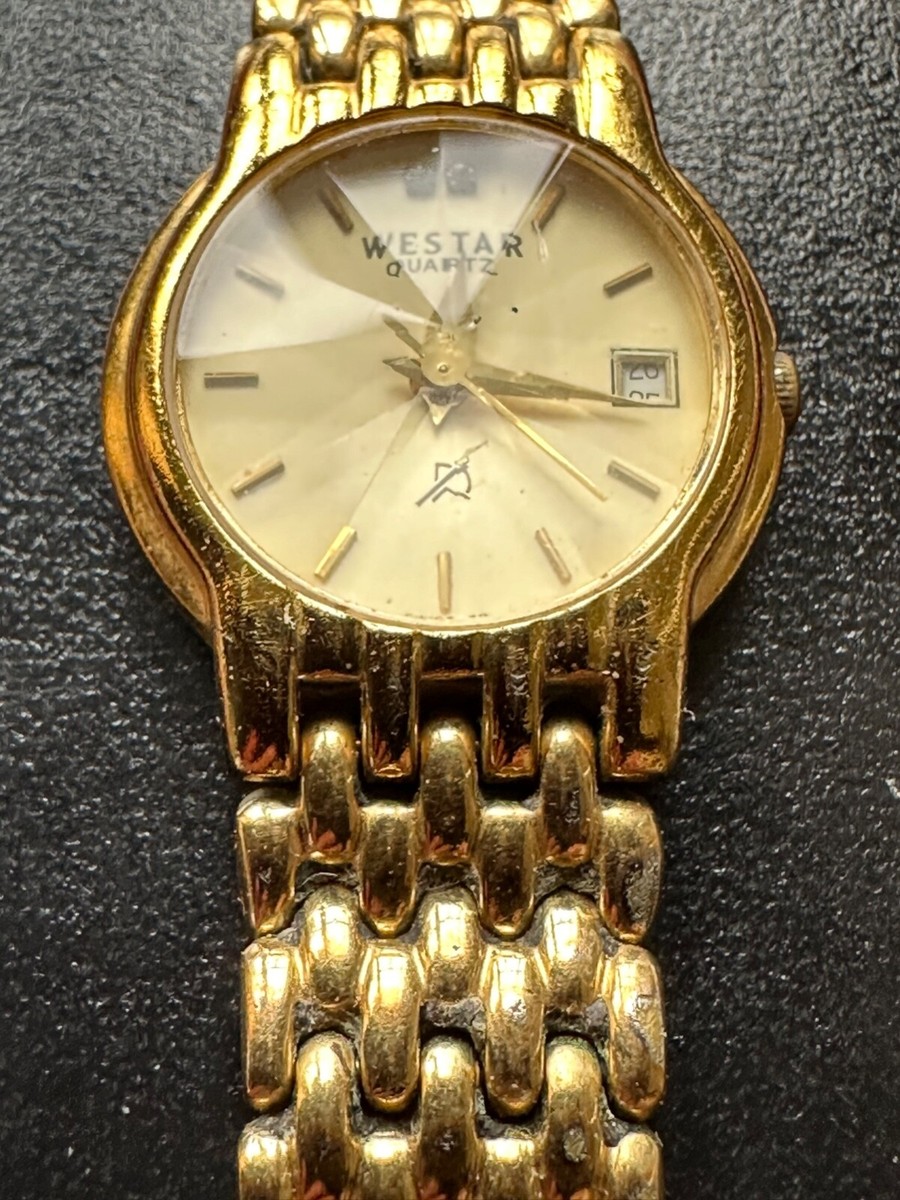 Beautiful Vintage Ladies Fashion Quartz WESTAR Watch -18k Beautiful Vintage Ladies Fashion Quartz WESTAR Watch -18k