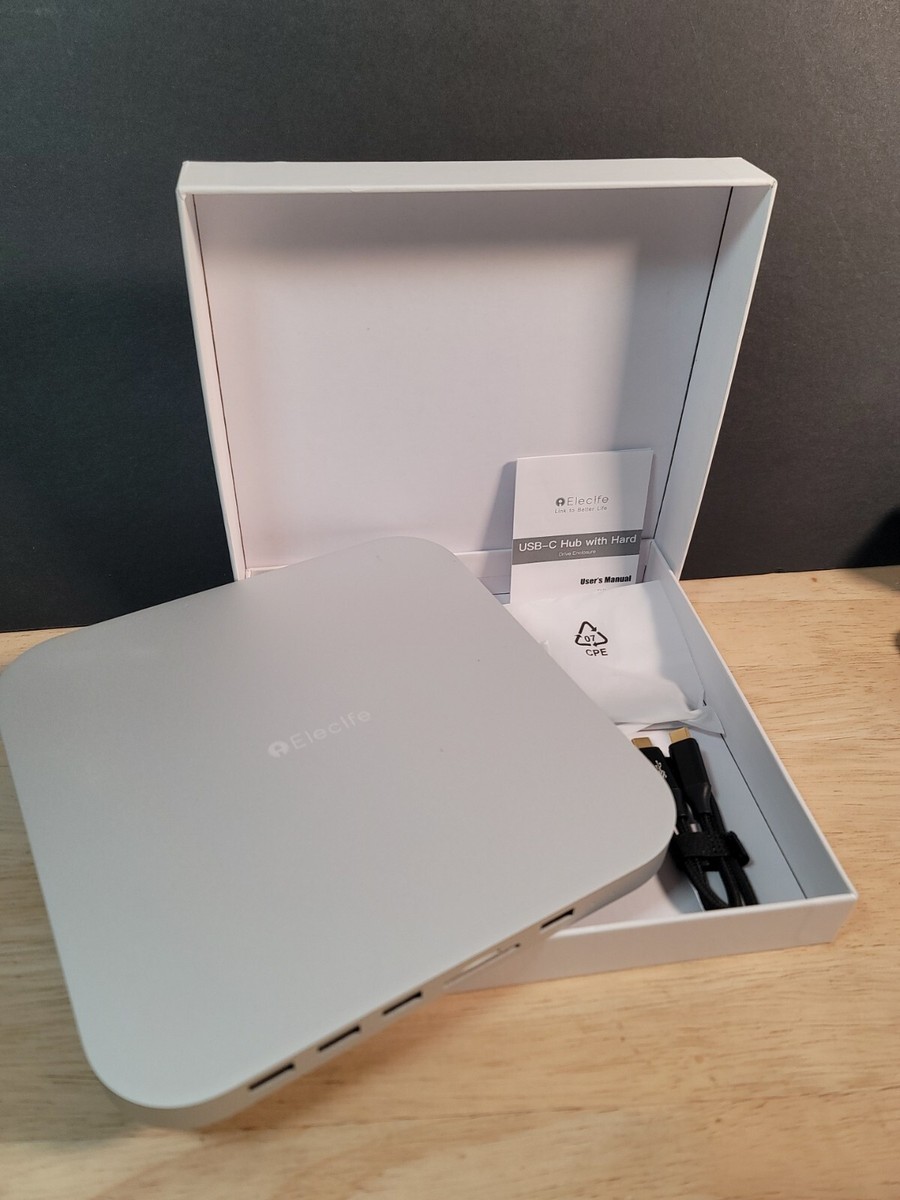 3.0 Ports Hard Drive Enclosure Elecife Mac Mini Hub Elecife USB