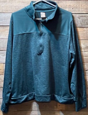 Avia, Pullover, Women s Size XXL (20), Green, Partial Zip