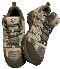 Merrell Women's Moab 2 Waterproof Vibram Hiking Shoes Drizzle Mint Size7 J06028W