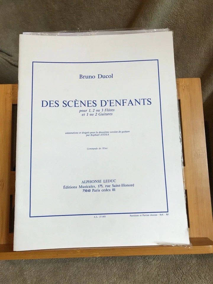 Weber 1er concerto pour clarinette et piano partition Delécluse éd. Leduc - Photo 1/1