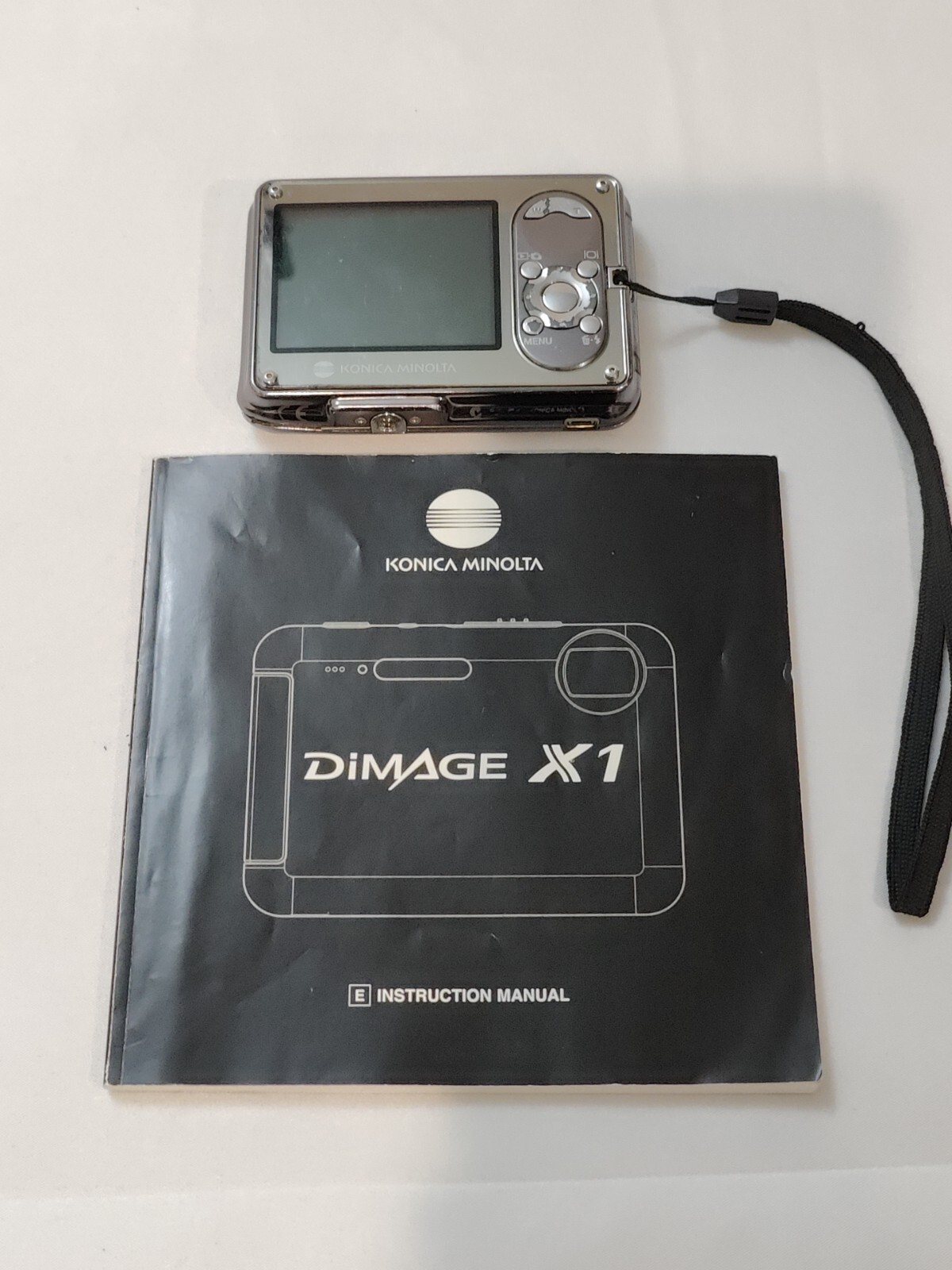 Konica Minolta DiMAGE X1 8.0MP Digital Camera Tested Works & Instruction Manual eBay