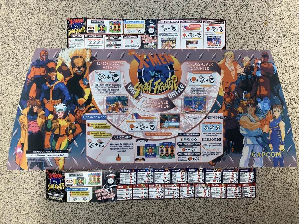 X Man vs Street fighter arcade game pictures brand-new. Capcom - Image 2 of 4