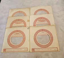 45 RPM 7" RECORD SLEEVES CO. SLEEVE 6 PACK SEE PHOTOS Warner Brothers SLV361
