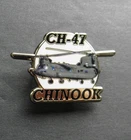 Army Chinook CH-47 Helicopter Enamel Printed Lapel Pin 1.4 inches Boeing