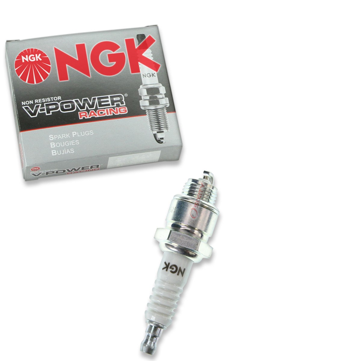 NGK 2298 R5670-5 V-Power Racing Spark Plug for XS85 W9FC W9F W8FC W8F J12YC yt