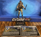 GI JOE 50TH ANNIVERSARY “SPIRIT IRON-KNIFE” TRACKER! LOOSE & COMPLETE FILE CARDS