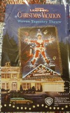 National Lampoons Christmas Vacation Woven Tapestry Throw Blanket, 48" x 60"NEW