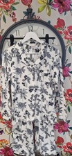 New W8thout Tags M&S Day Dreams Duvet Days Size 6 Pyjama Set Jungle Pattern