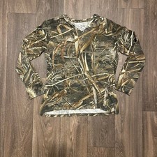 Realtree camo long sleeve cotton shirt size M