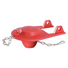 Korky 2017Bp Toilet Flapper, 2" Size, Rubber, Red