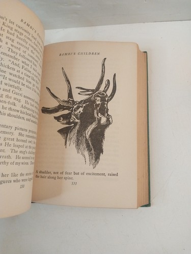 Vintage 1939 Hardcover Bambi’s Children by Felix Salten - Picture 9 of 9